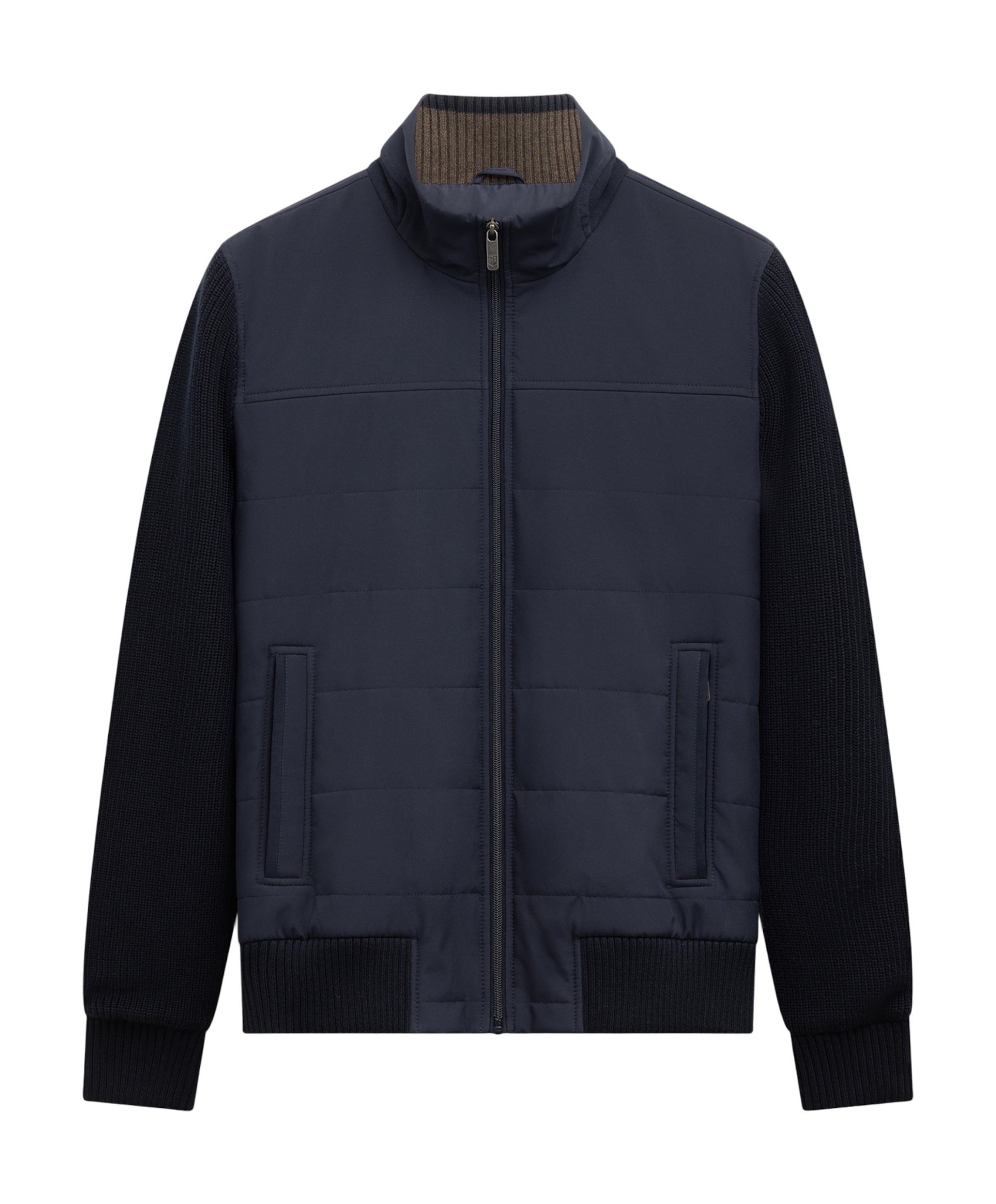 Heren vest blauw