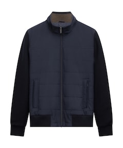 Heren vest blauw