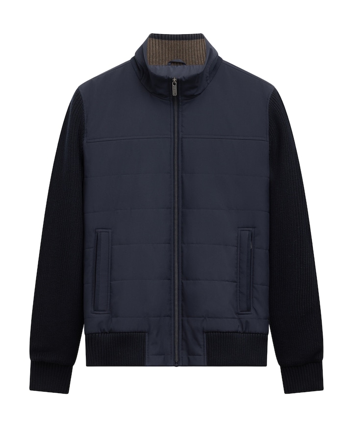 Heren vest blauw