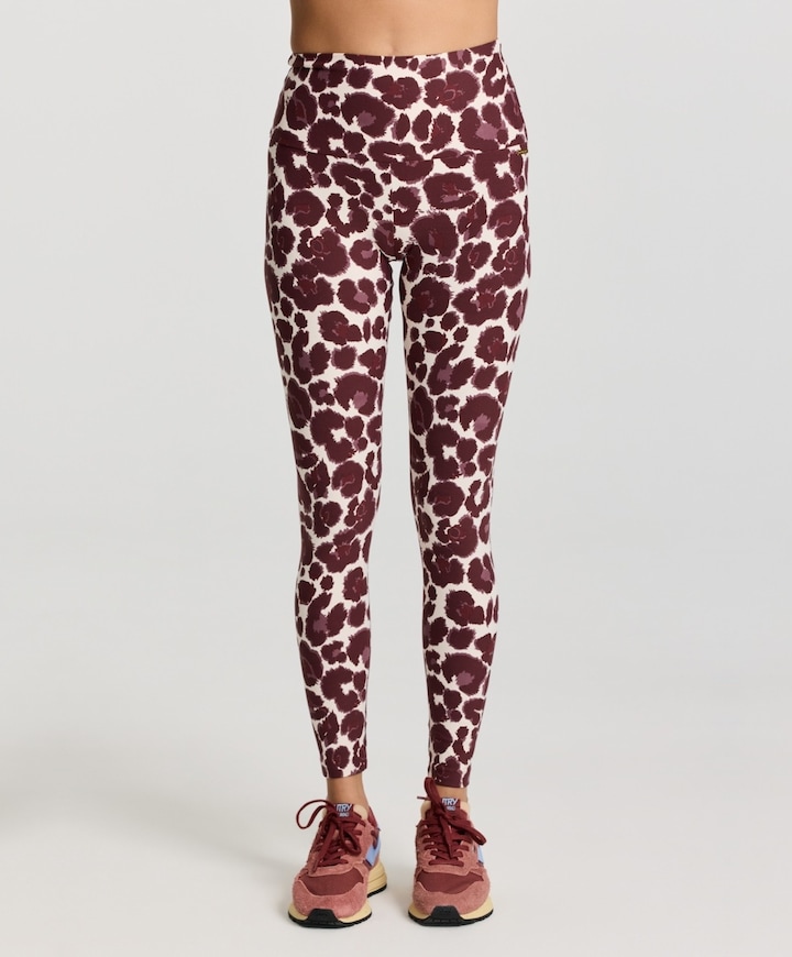 Classic High Waistband dames tights bordeaux