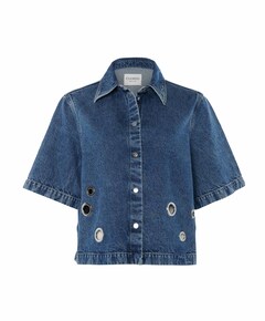 Blouse blauw