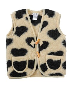 Meisjes gilet ecru