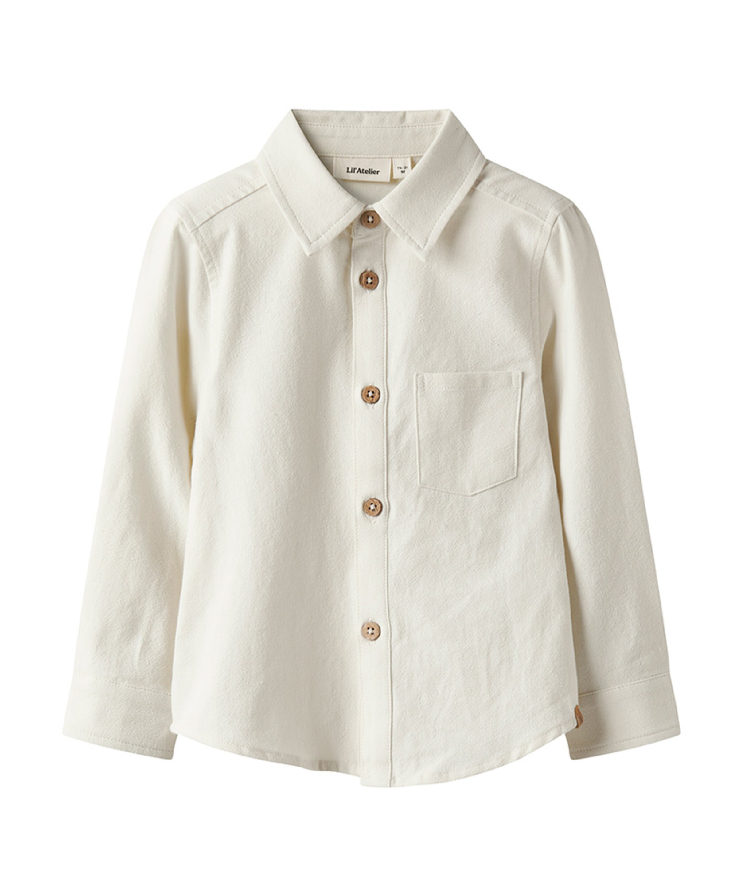 Meisjes blouse lange mouw ecru