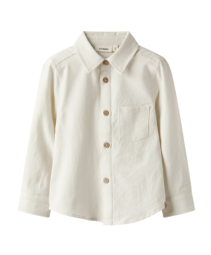 Meisjes blouse lange mouw ecru