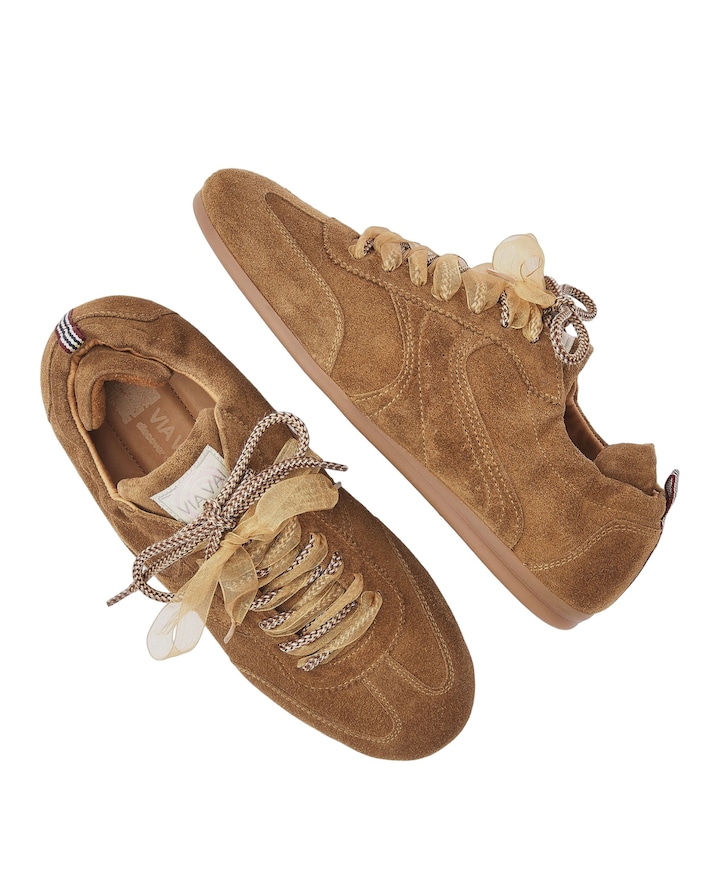 June Haylee dames sneakers bruin