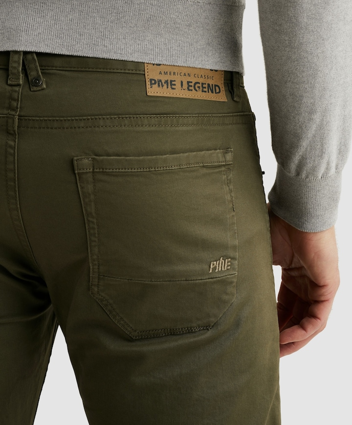 NAVIGATOR LEFT HAND STRETCH TWILL heren jeans groen