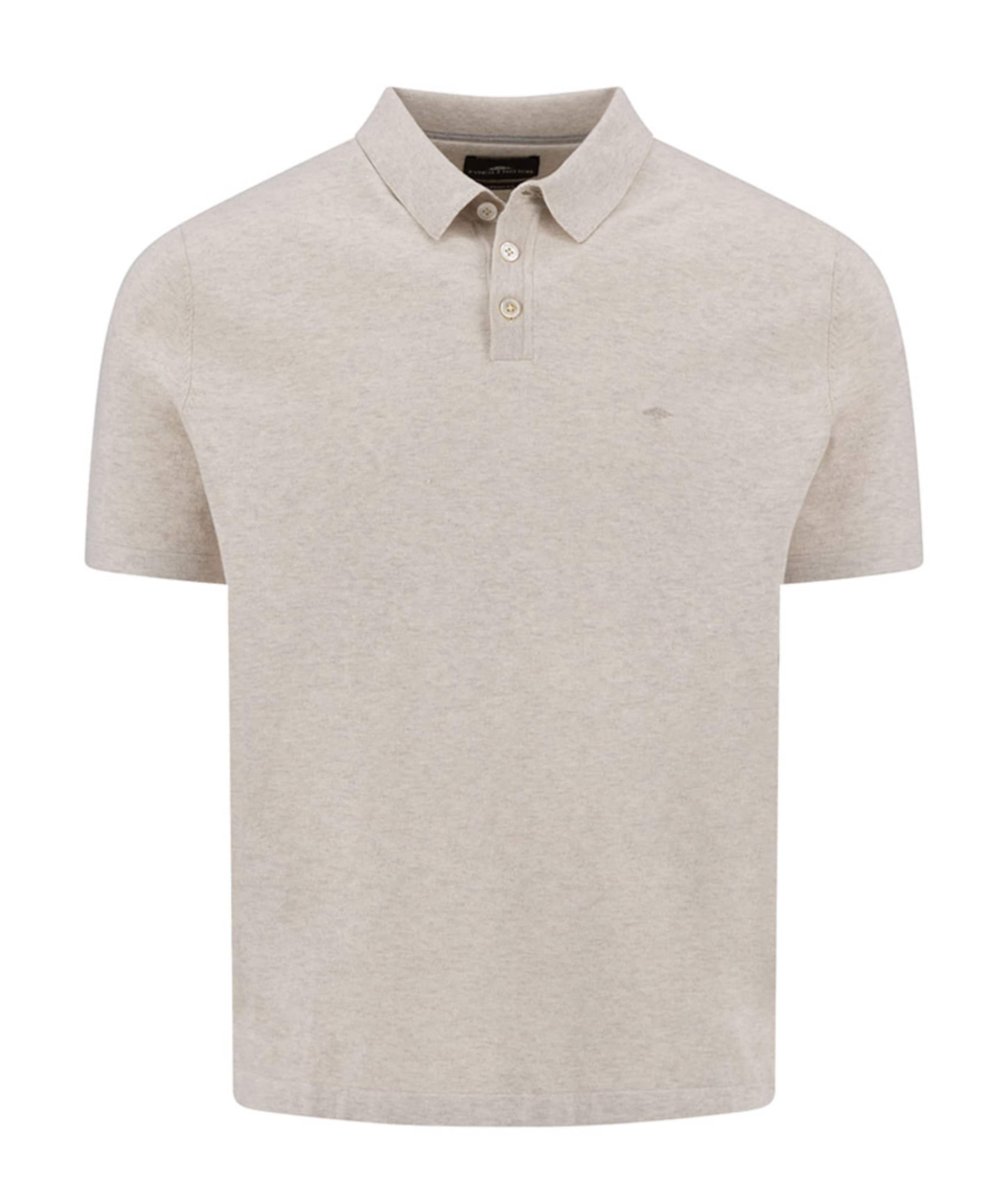 Heren polo beige