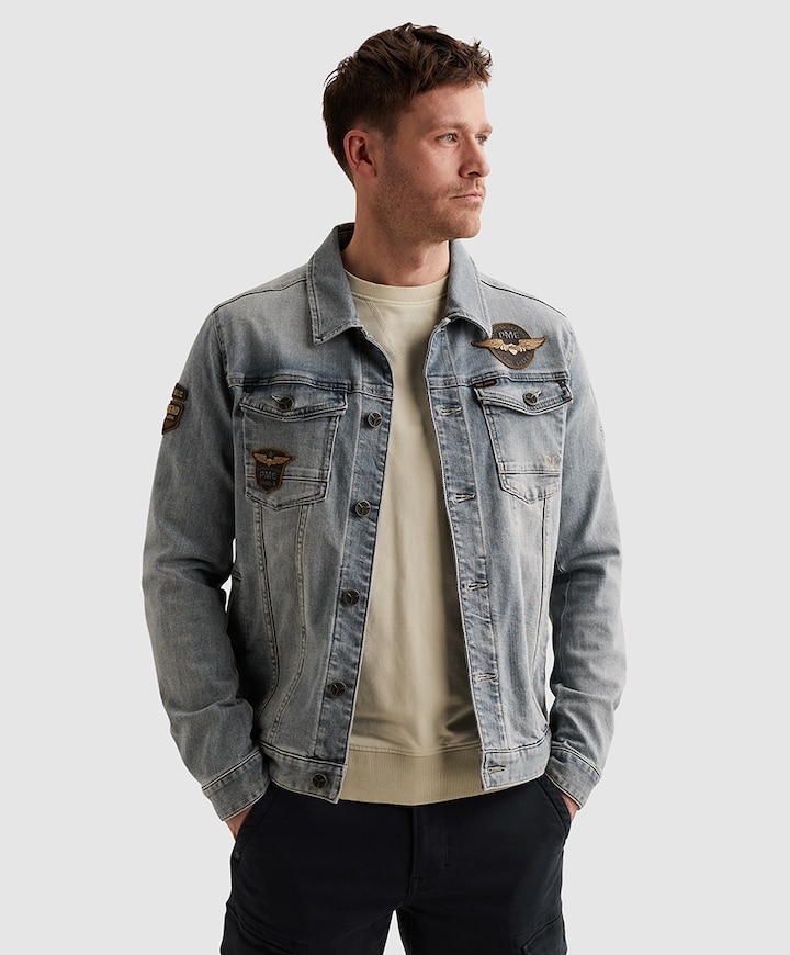 Heren spijkerjas blauw