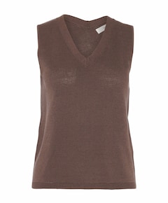 Dames top bruin