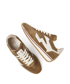 Mikki Alex dames sneakers bruin