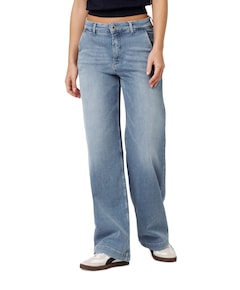 Audrey Wide Leg dames jeans blauw