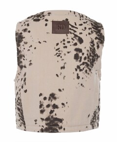 Dames gilet beige