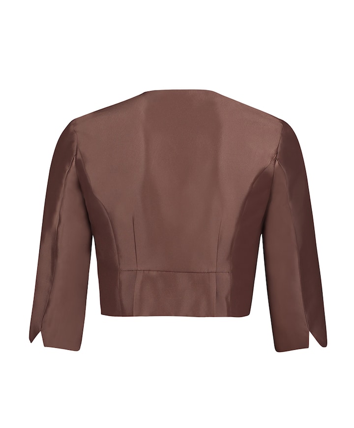 Dames blazer bruin