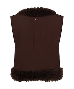 Dames gilet bruin