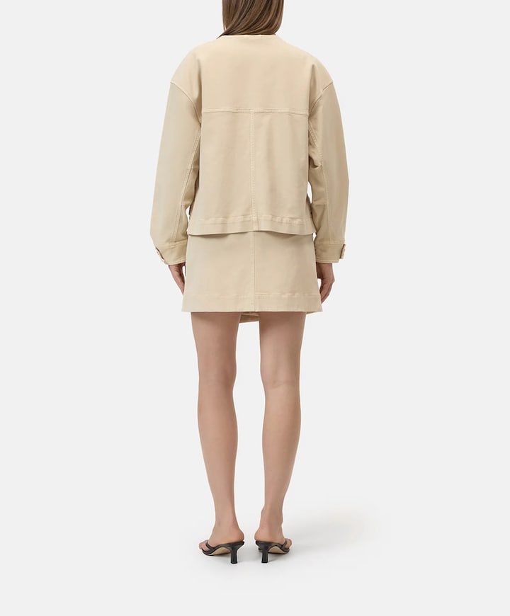Dames spijkerjas  beige