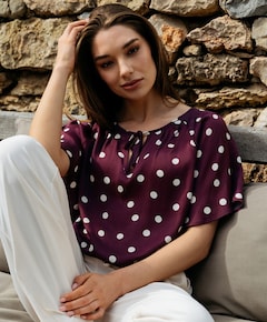 Dames blouse paars