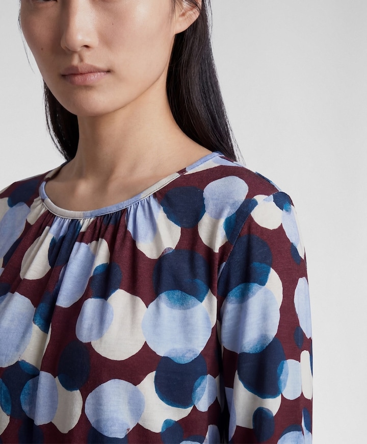 Dames longsleeve bordeaux