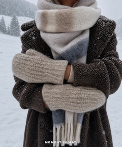 Dames sjaal beige