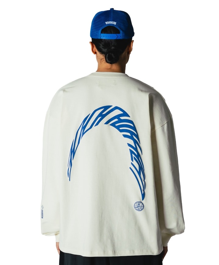 Heren longsleeve ecru