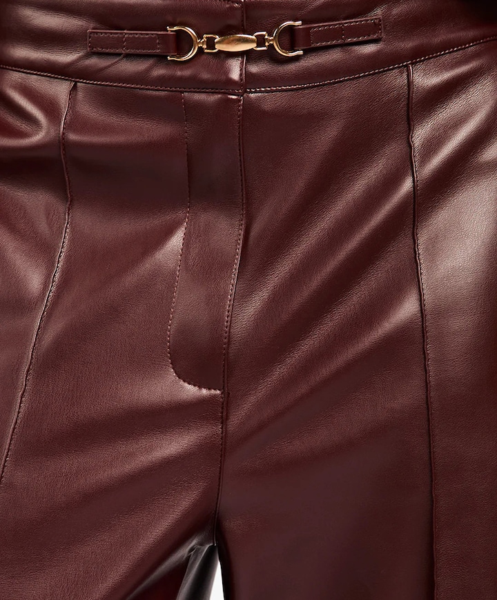 SONJA PU 765 dames broek bordeaux