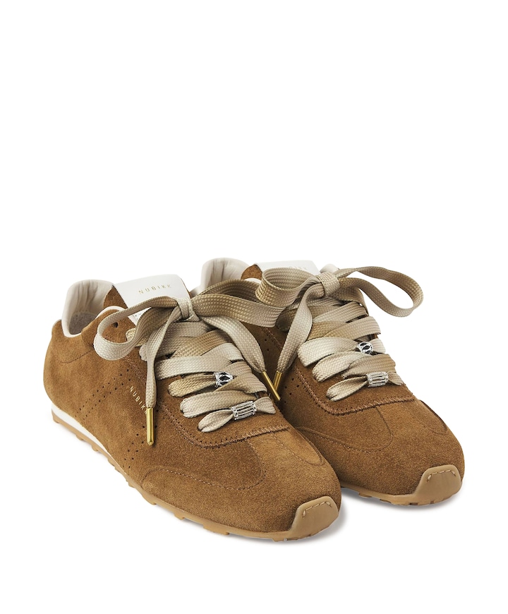 Billy Lou dames sneakers bruin