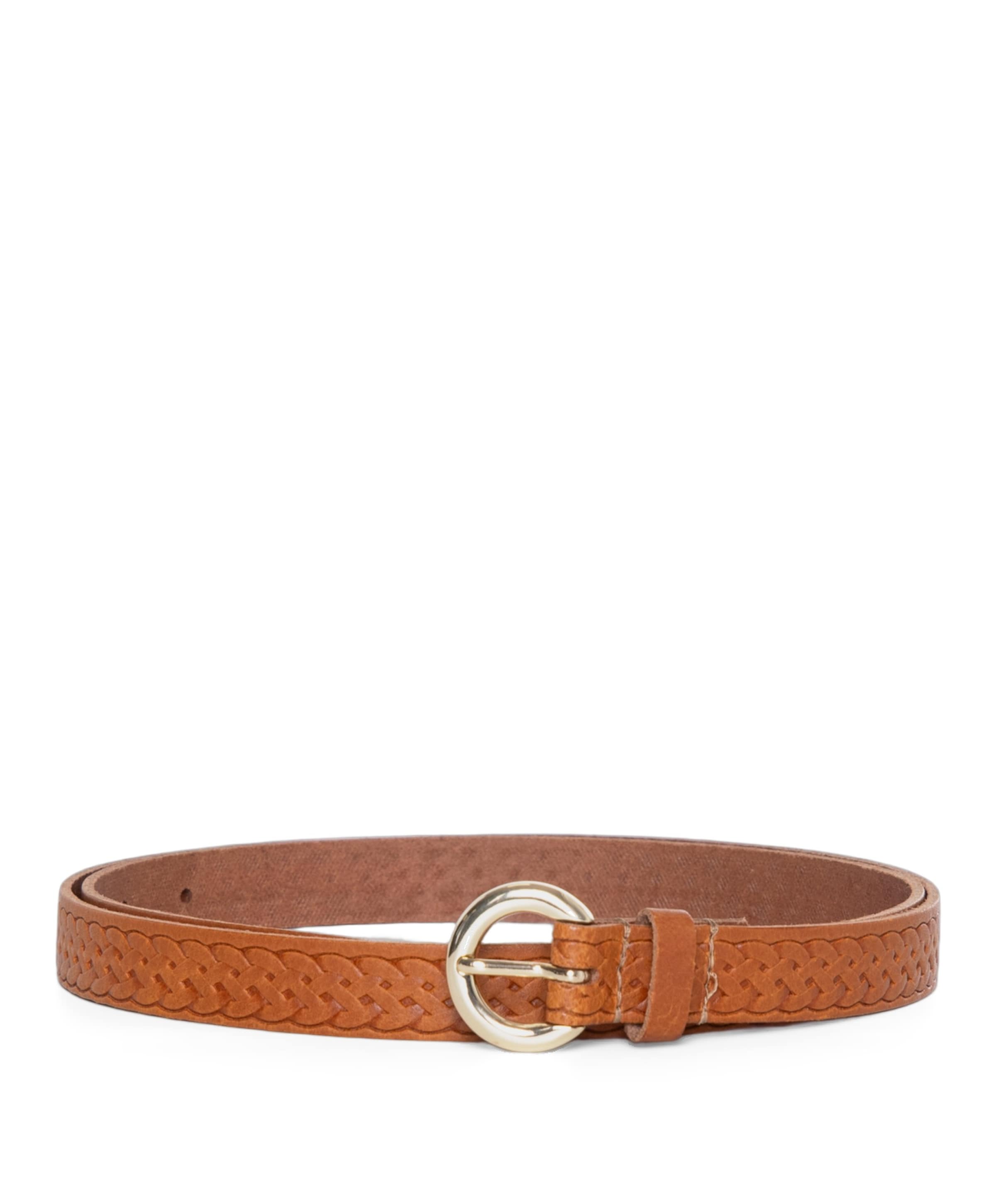 Dames riem beige
