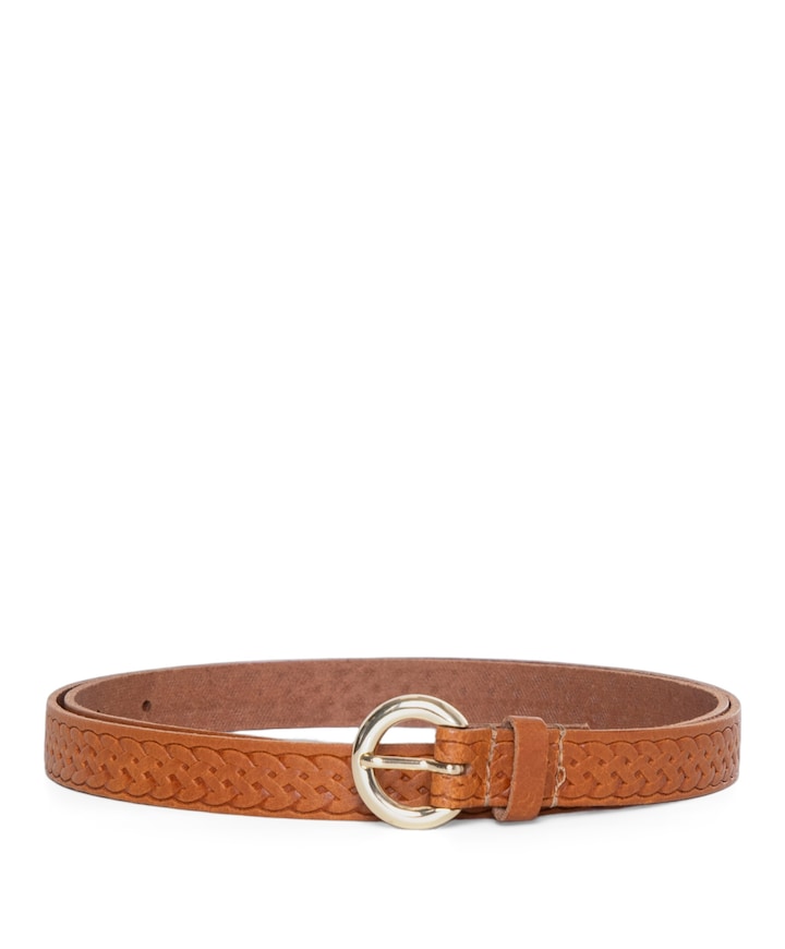 Dames riem beige