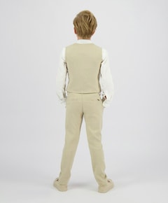 Jongens gilet beige