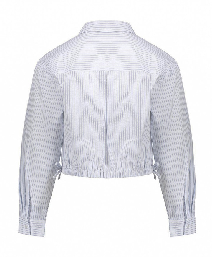 Meisjes blouse lange mouw ecru