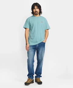 Heren T-shirt blauw