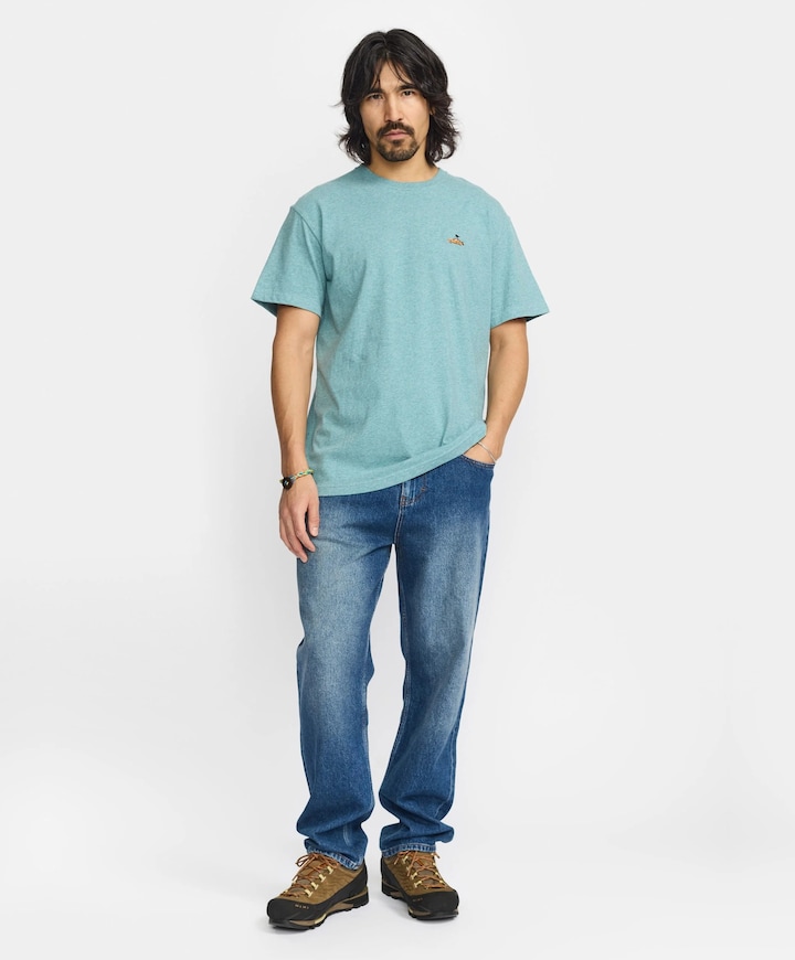 Heren T-shirt blauw