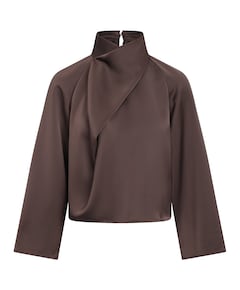 Dames blouse bruin