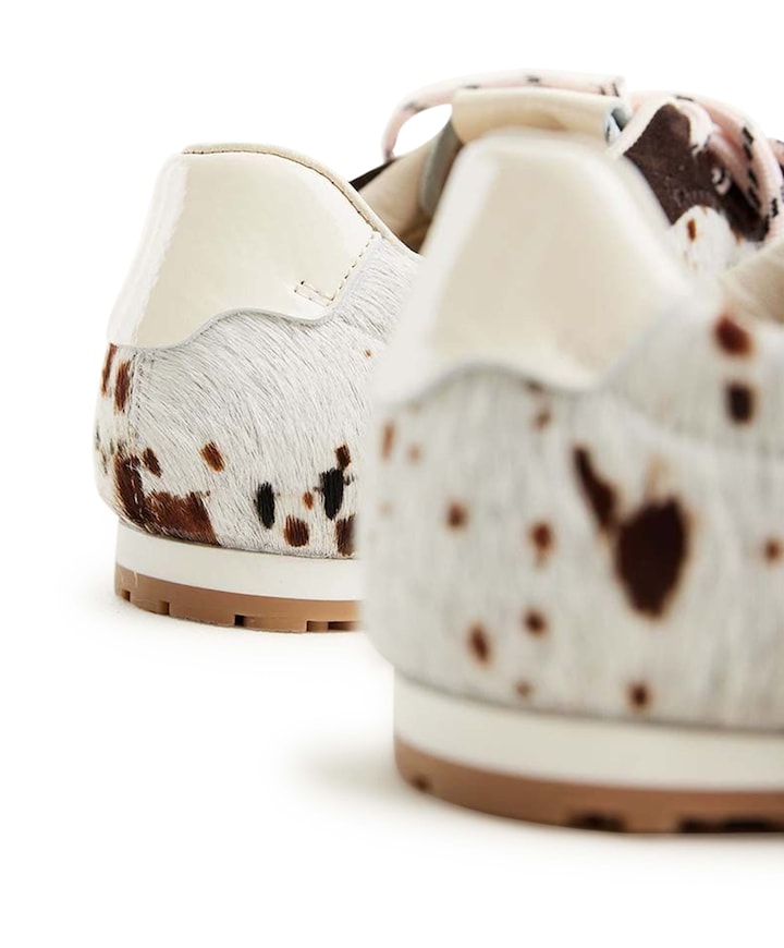 Billy Lou dames sneakers bruin