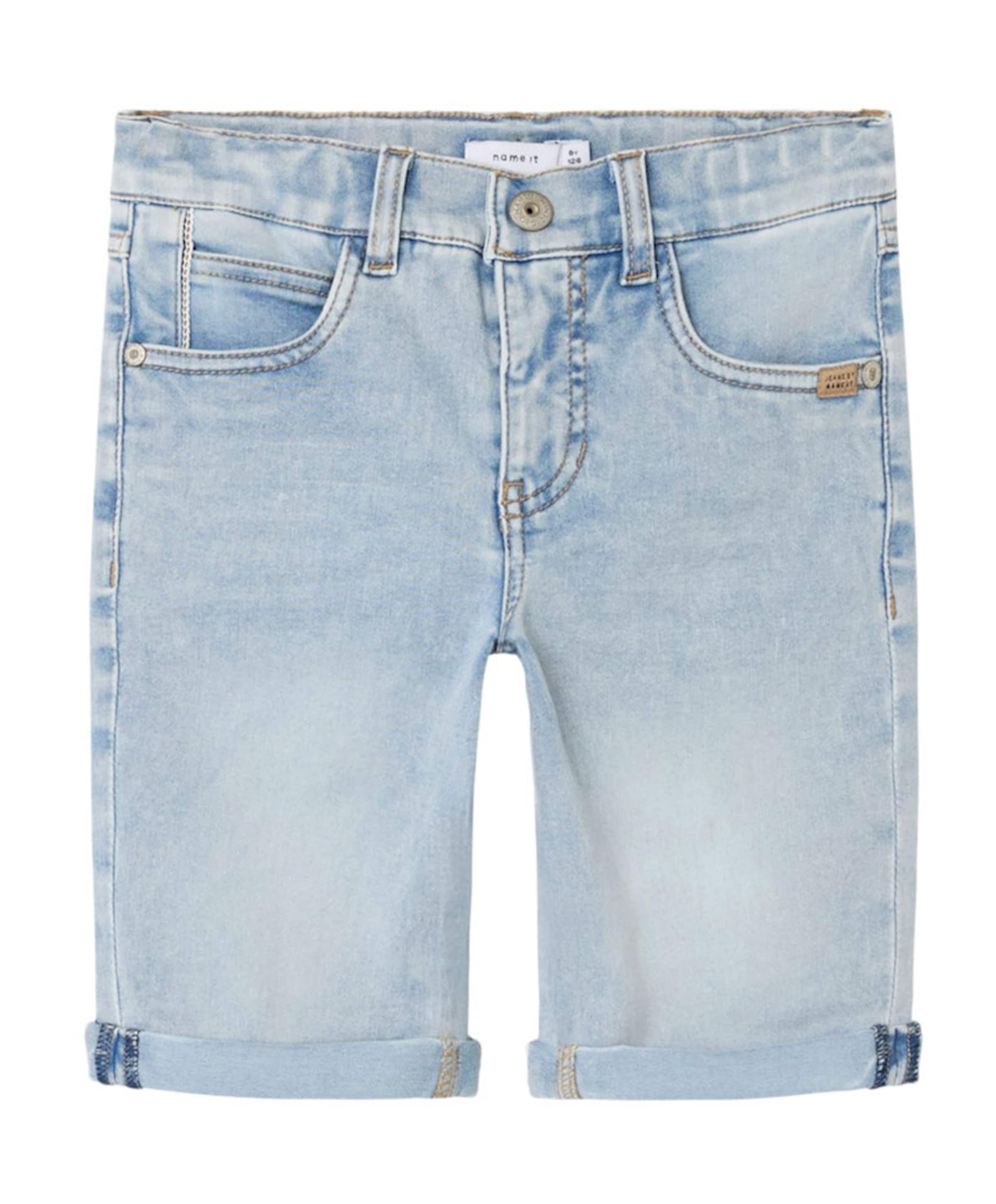 NKMTHEO DNMCLAS LONG NOOS jongens korte broek blauw