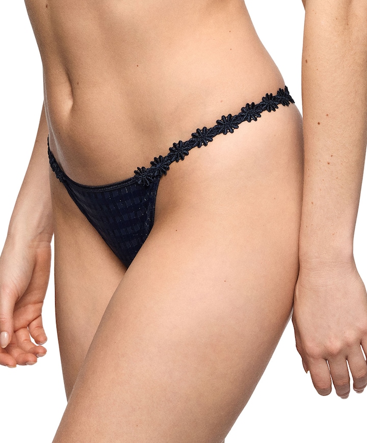 Dames string blauw