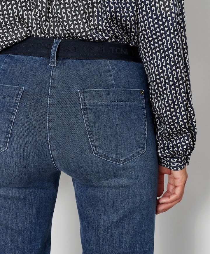 Jenny Wide dames jeans blauw