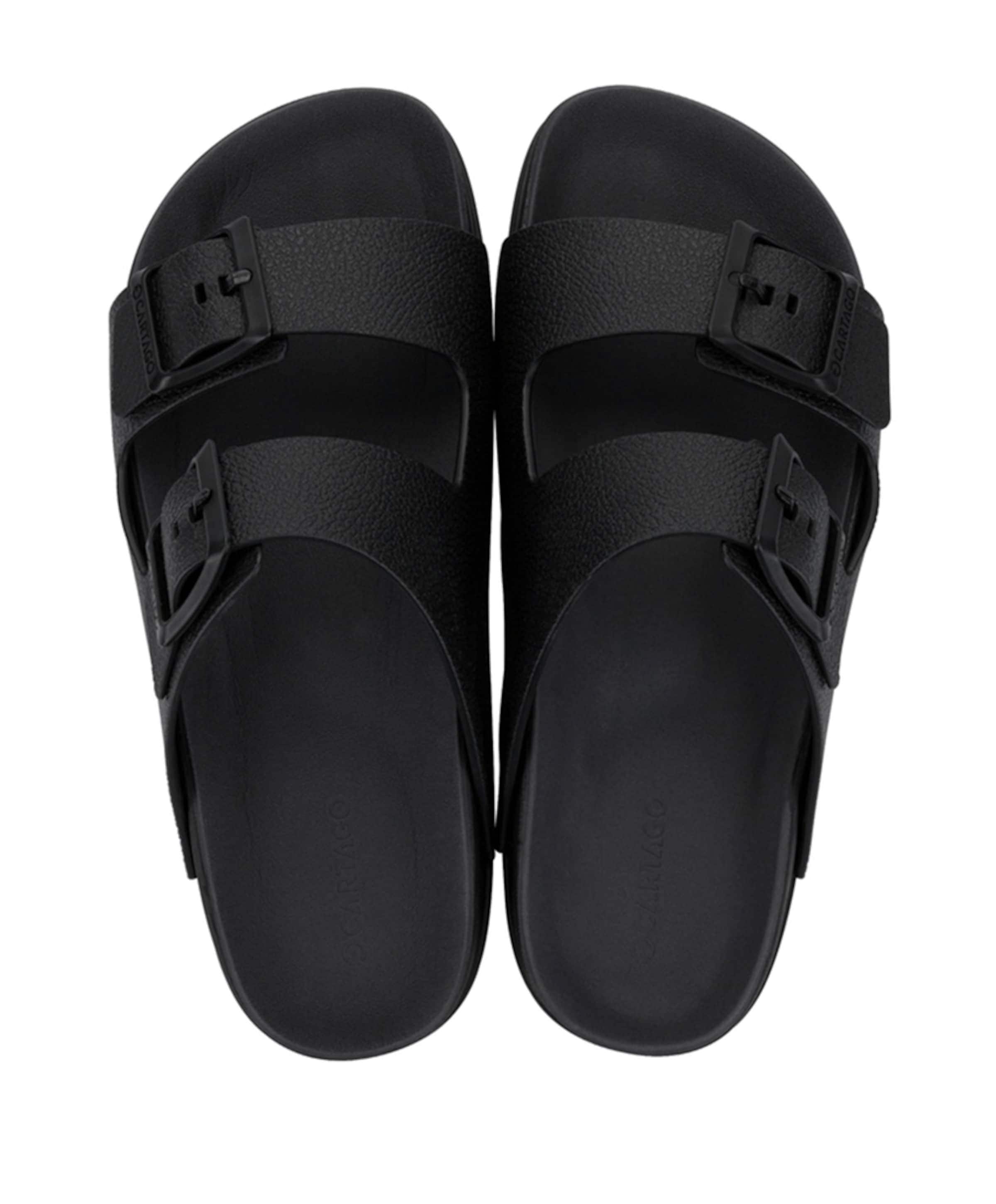 Cartago Milao Plus  heren slipper zwart