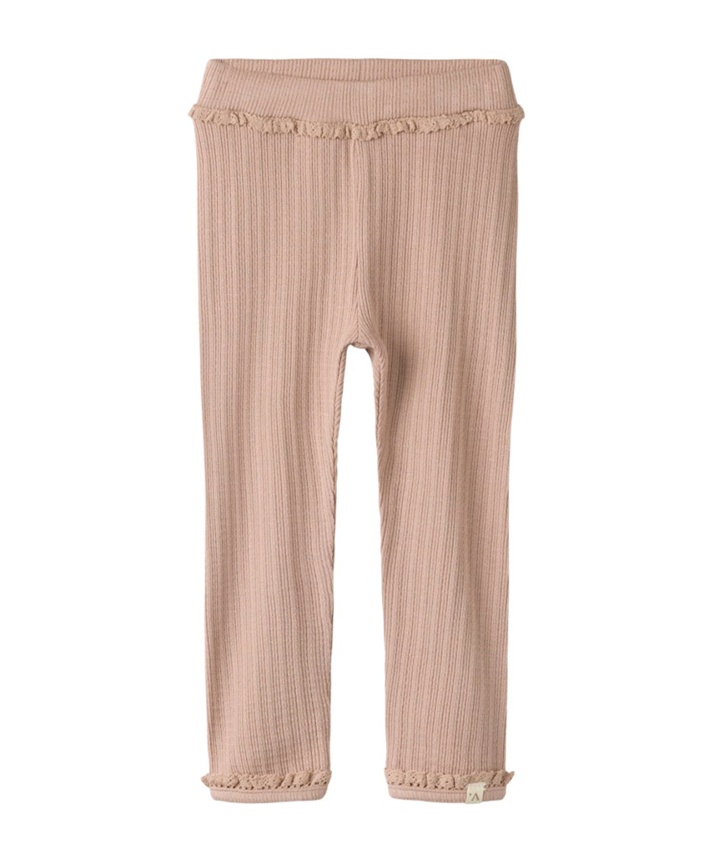 NBFBABETTE SLIM LEGGINGS LIL meisjes broek beige