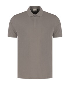 Heren polo grijs