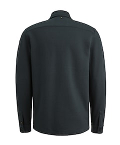 Heren overhemd lange mouw blauw