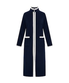 Dames ochtendjas blauw