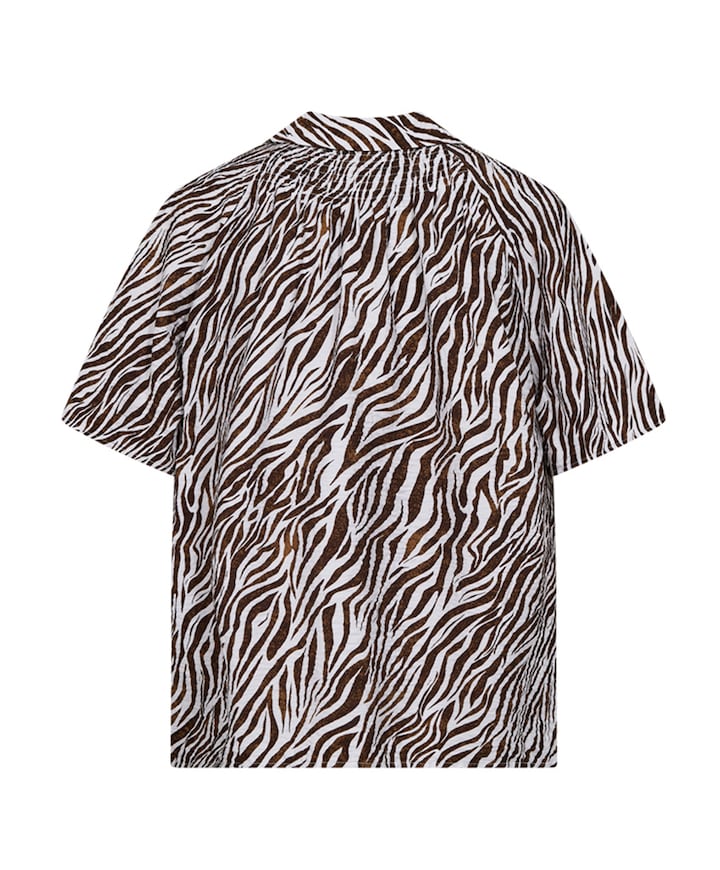Dames blouse bruin