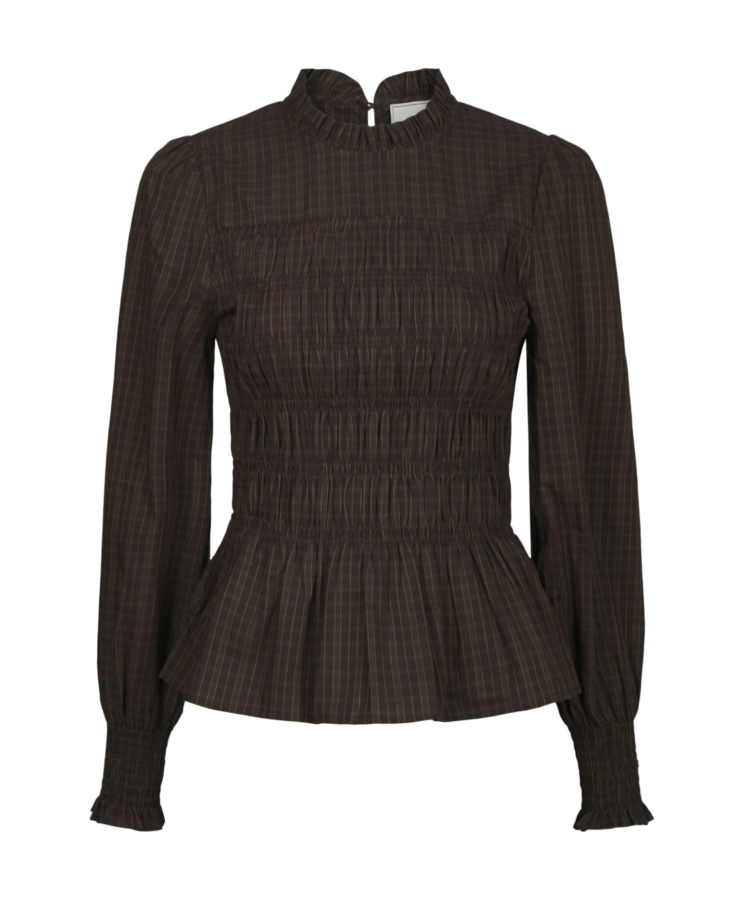 Dames blouse bruin