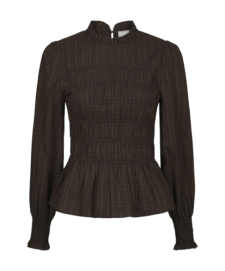 Dames blouse bruin