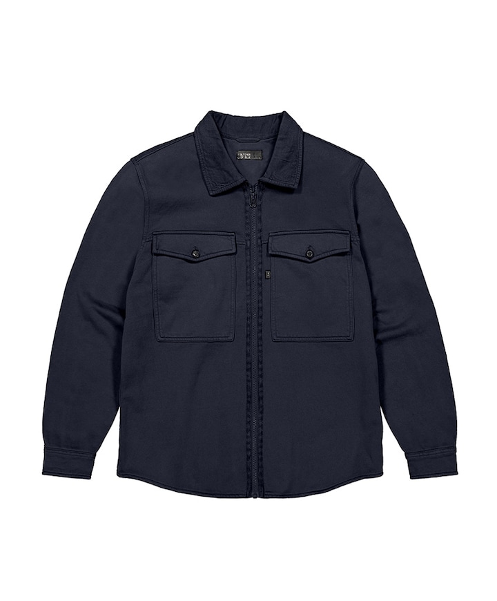 Heren overshirt blauw