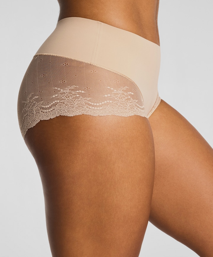 Dames shapewear slip beige