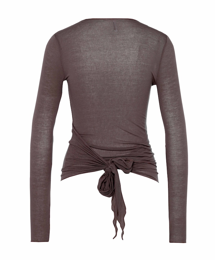 Dames vest bruin