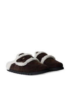 Teddy Furry II (L) dames clogs bruin
