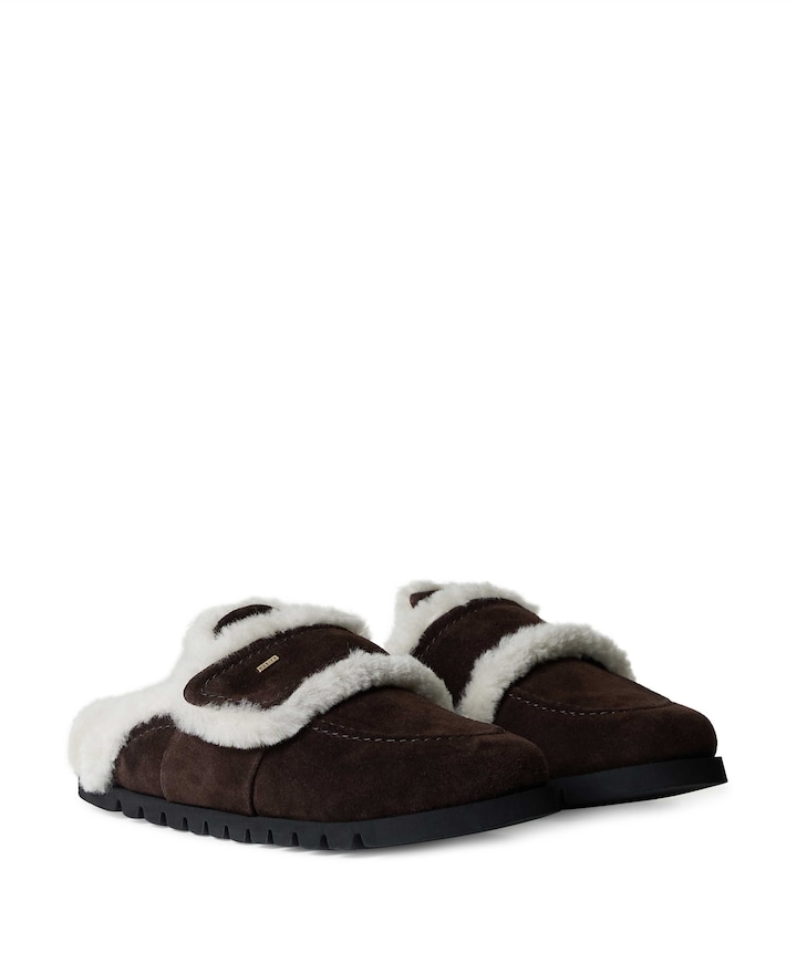Teddy Furry II (L) dames clogs bruin