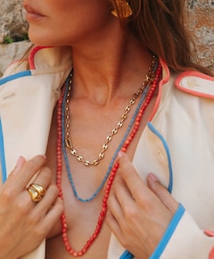 Dames ketting oranje